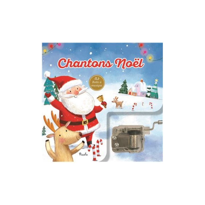 Livre  boite à musique - Chantons Noel