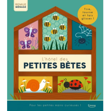Livre tire, tourne et fait glisser ! - L'hotel des petites betes