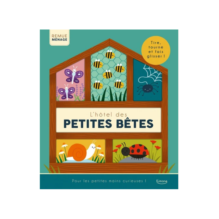 Livre tire, tourne et fait glisser ! - L'hotel des petites betes