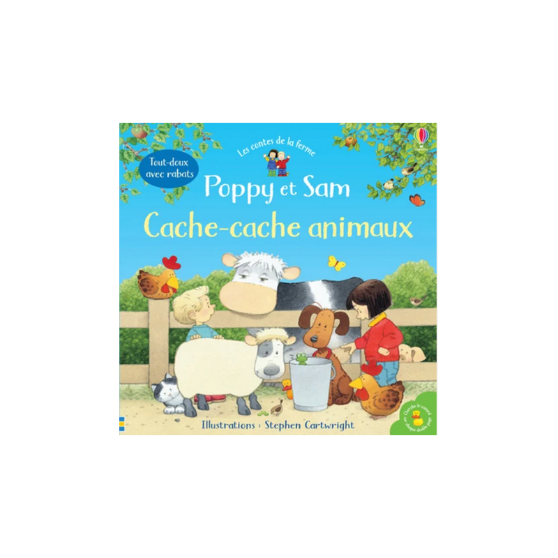 Livre - Poppy et Sam cache-cache animaux Livre - Poppy et Sam cache-cache animaux