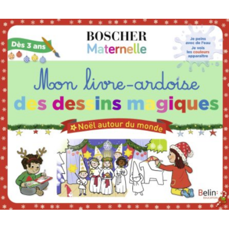 Livre ardoise magique - Noel autour du monde