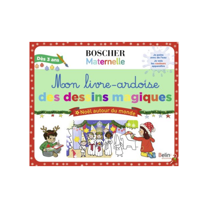 Livre ardoise magique - Noel autour du monde