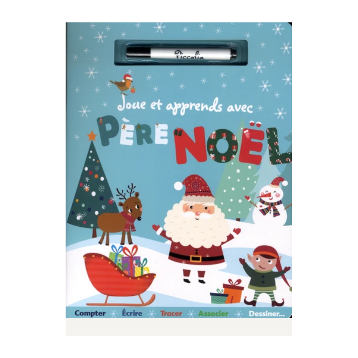 Livre joue et apprend - Père Noel
