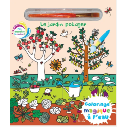 Livre coloriage - Le jardin potager