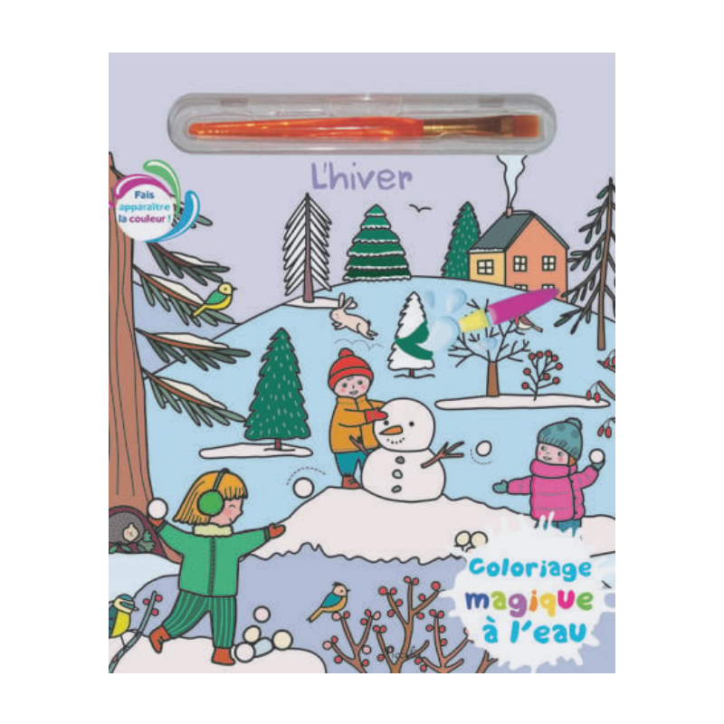 Livre coloriage - L'hiver Livre coloriage - L'hiver