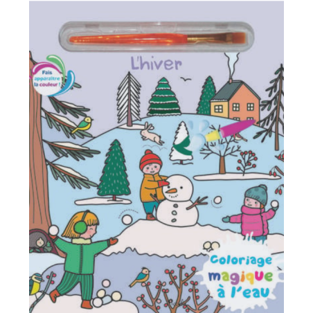 Livre coloriage - L'hiver
