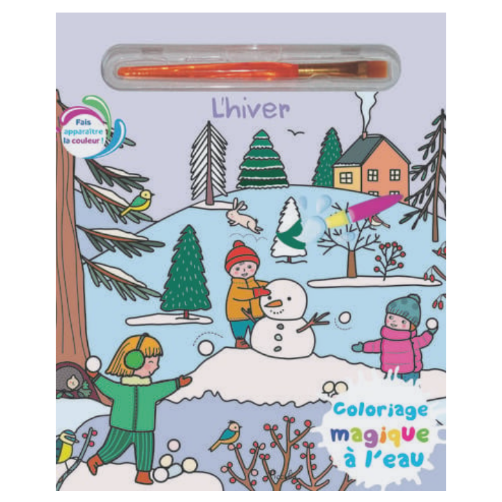 Livre coloriage - L'hiver