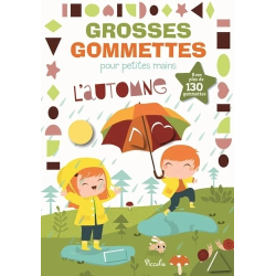 Livre Gommettes - Grosses Gommettes pour petites mains - L'Automne