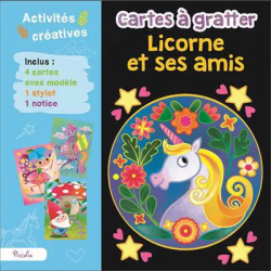 Cartes à gratter : Licorne et ses amis
