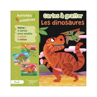 Cartes à gratter : Les Dinosaures