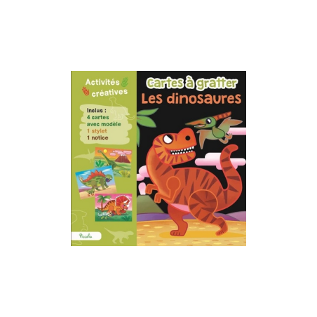 Cartes à gratter : Les Dinosaures