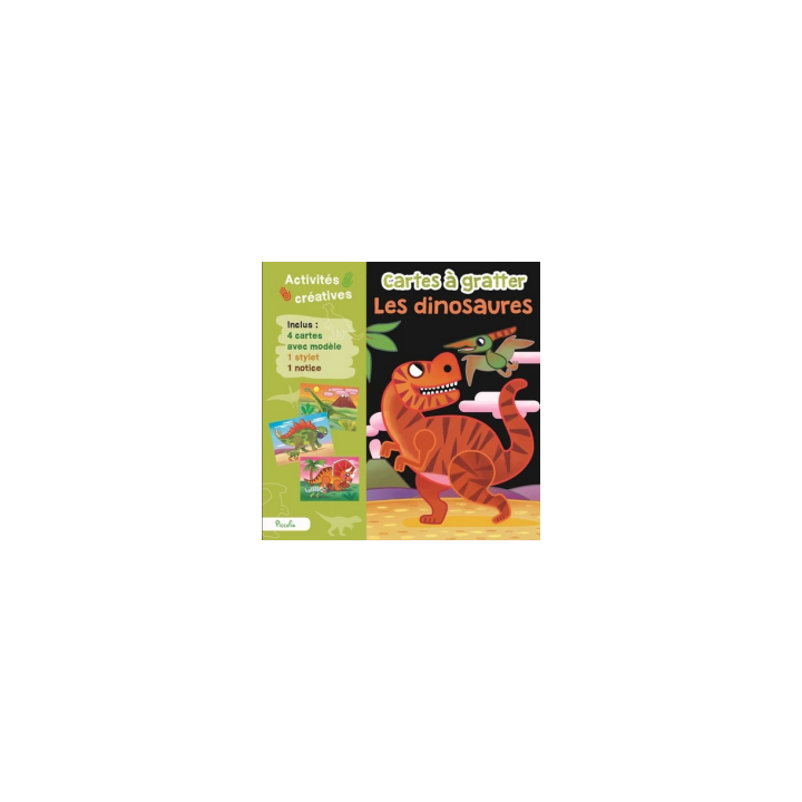 Cartes à gratter : Les Dinosaures