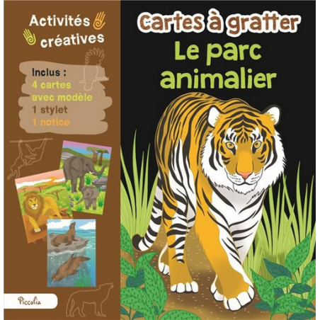 Cartes à gratter : Le Parc Animalier