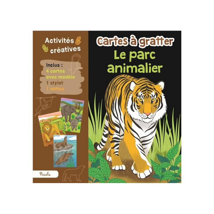 Cartes à gratter : Le Parc Animalier