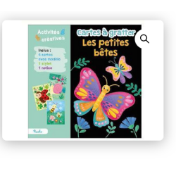 Cartes à gratter - Les petites betes