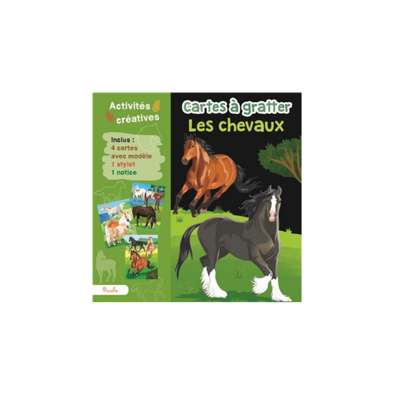 Cartes à gratter - Les chevaux Cartes à gratter - Les chevaux
