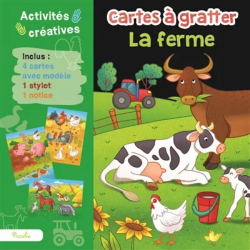 Carte à gratter - La ferme