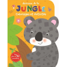 Livre Coloriages et Activités : Animaux de la Jungle - Avec plus de 50 autocollants