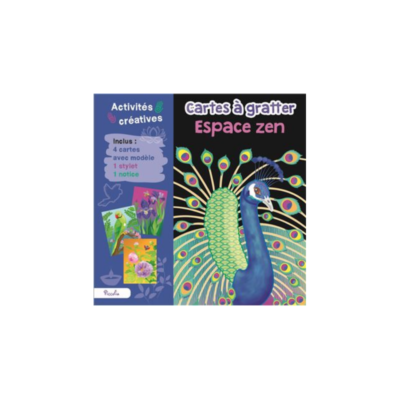 Carte à gratter - Espace zen Carte à gratter - Espace zen
