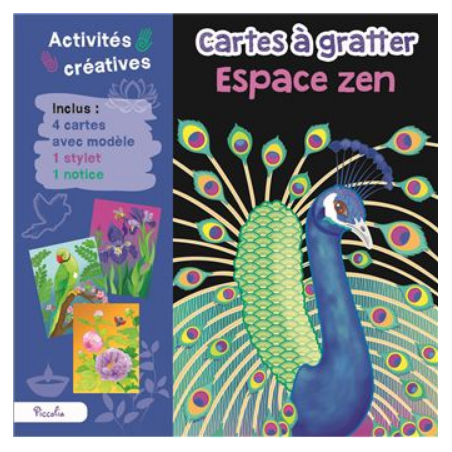 Carte à gratter - Espace zen