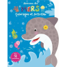 Livre Coloriages et Activités : Animaux des Mers - Avec plus de 50 autocollants