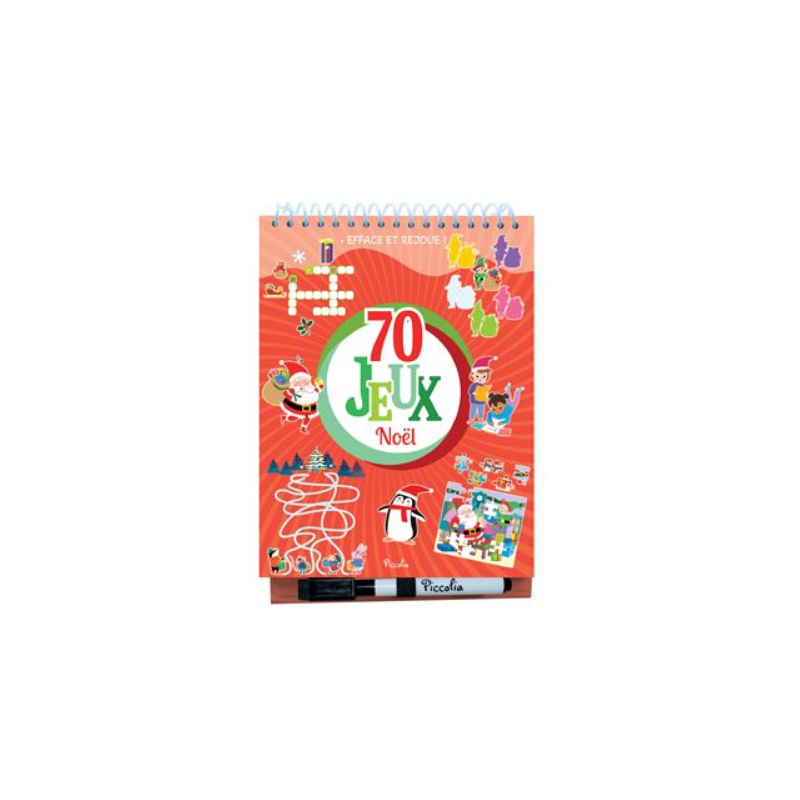 Livre jeux - 70 jeux Noel Livre jeux - 70 jeux Noel