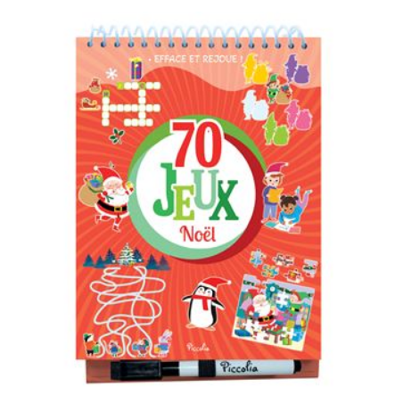 Livre jeux - 70 jeux Noel