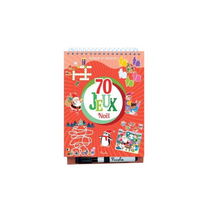 Livre jeux - 70 jeux Noel