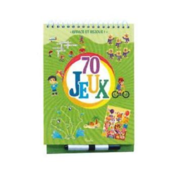 Livre jeux - 70 jeux vert