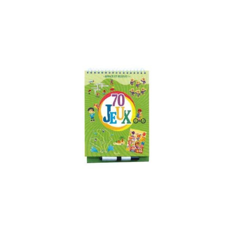 Livre jeux - 70 jeux vert Livre jeux - 70 jeux vert
