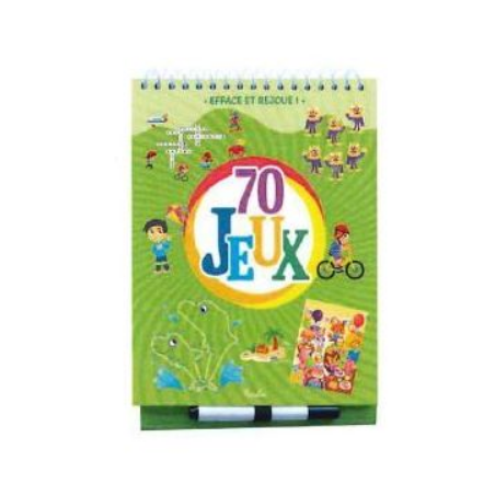Livre jeux - 70 jeux vert