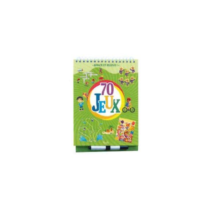 Livre jeux - 70 jeux vert