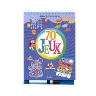 Livre jeux - 70 jeux violet