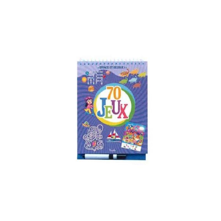 Livre jeux - 70 jeux violet