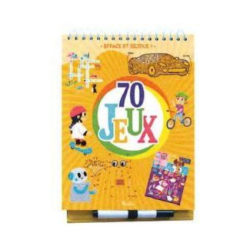 Livre jeux - 70 jeux orange