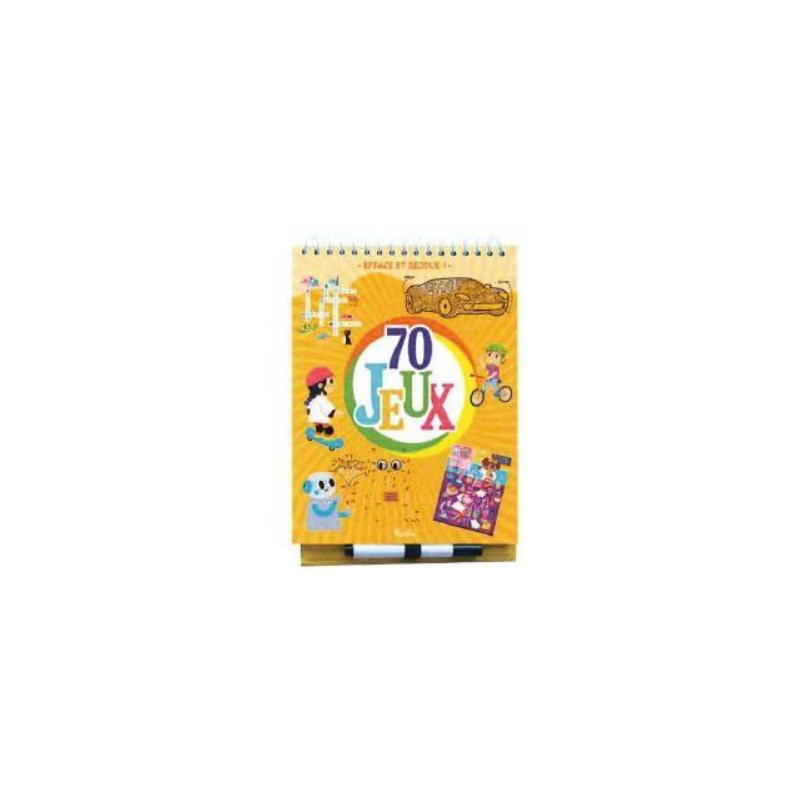 Livre jeux - 70 jeux orange Livre jeux - 70 jeux orange