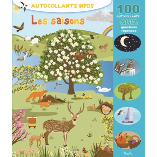 Livre Autocollants Infos - Les Saisons