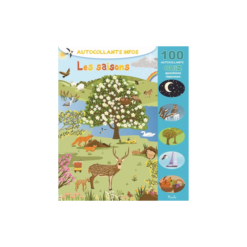 Livre Autocollants Infos - Les Saisons