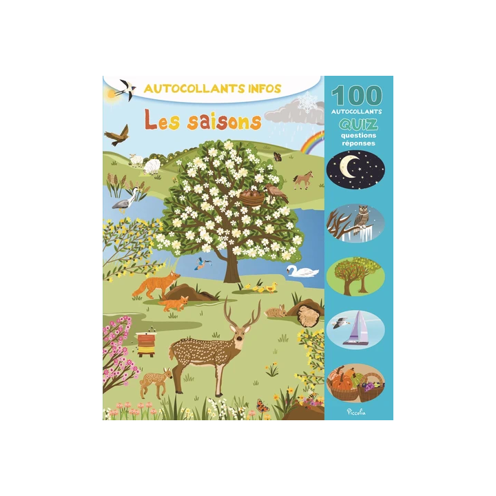 Livre Autocollants Infos - Les Saisons
