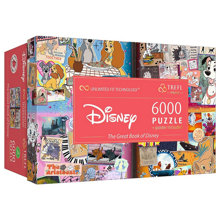 Puzzle - The Great Book of Disney - 6000 pièces