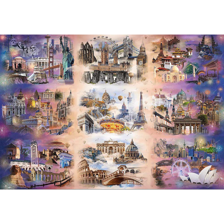 Puzzle - Cities Beyond the Clouds - 13500 pièces