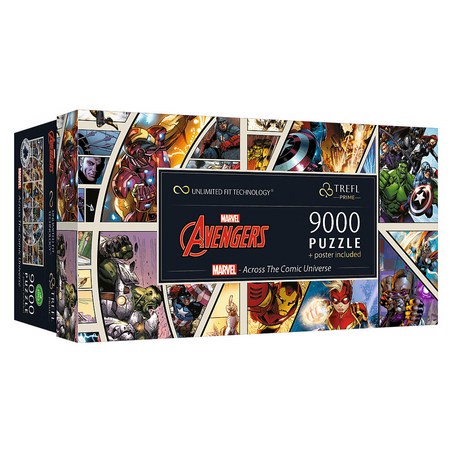 Puzzle - Marvel : Across The Comic Universe - 9000 pièces