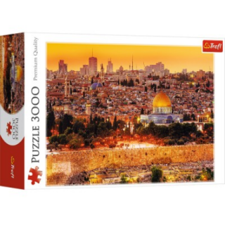 Puzzle Trefl- Les toits de Jérusalem - 3000 pièces