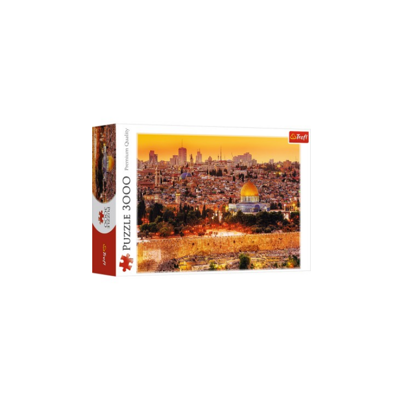 Puzzle Trefl- Les toits de Jérusalem - 3000 pièces