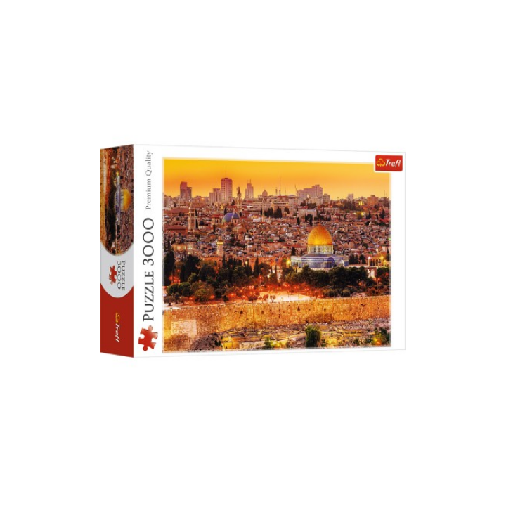 Puzzle Trefl- Les toits de Jérusalem - 3000 pièces