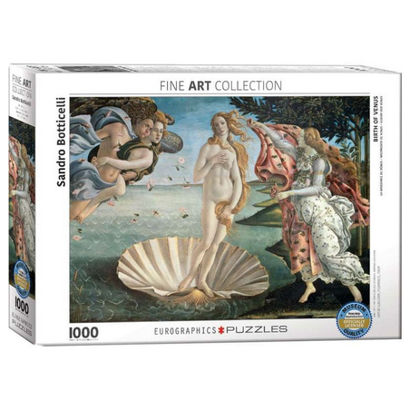 Puzzle Eurographics - Sandro Botticelli : La Naissance de Vénus - 1000 pièces