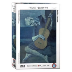 Puzzle Eurographics - Pablo Picasso : Le vieux Guitariste - 1000 pièces