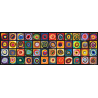 Puzzle Eurographics Panoramique : Étude de couleurs de Wassily Kandinsky - 1000 Pièces