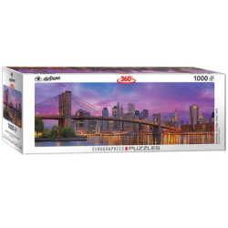 Puzzle Eurographics Panoramique : Brooklyn Bridge, New York - 1000 Pièces