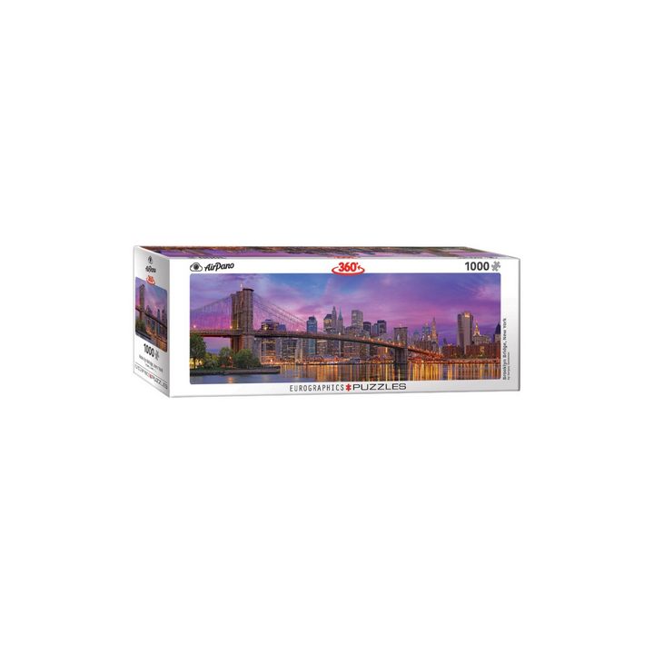 Puzzle Eurographics Panoramique : Brooklyn Bridge, New York - 1000 Pièces